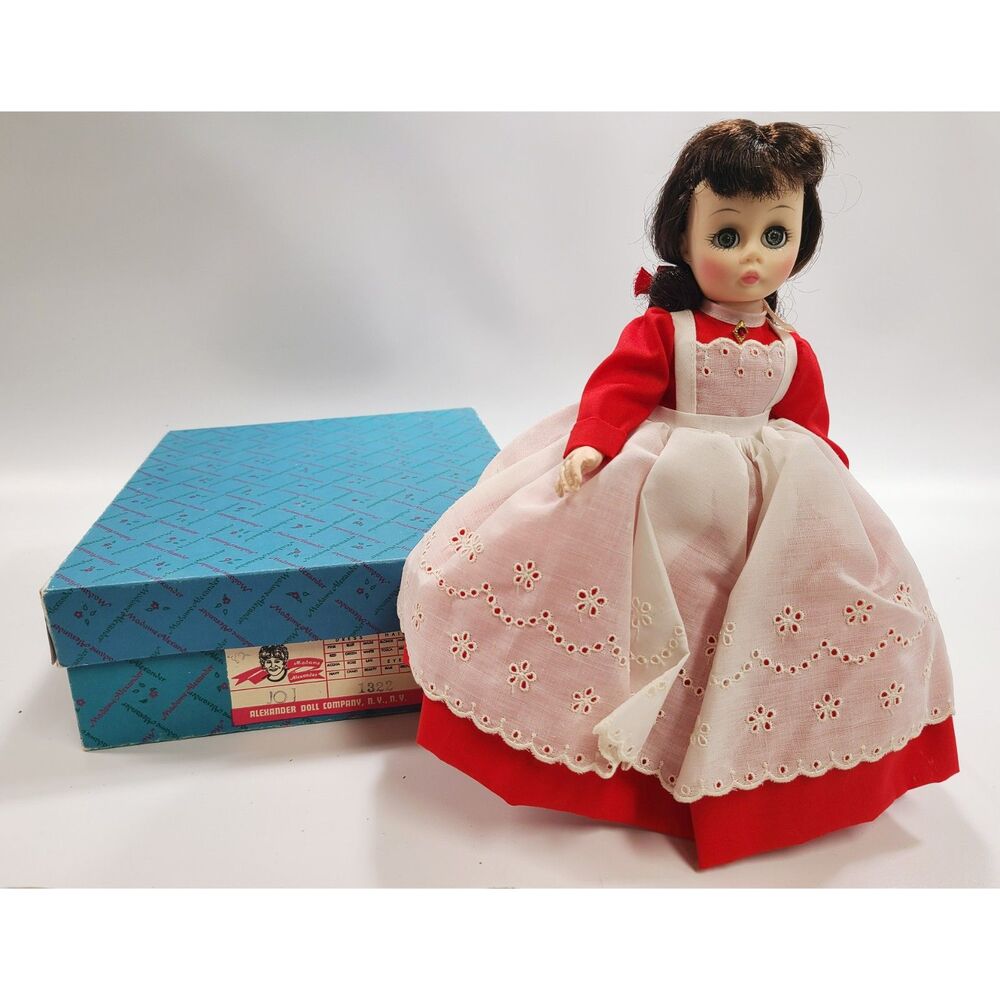 Madame Alexander Jo Little Women Doll 1322 Vintage 12" with Box White Apron